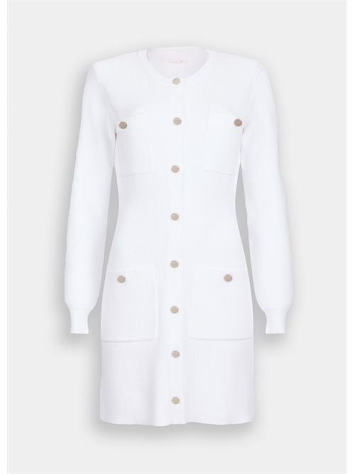 Abito in maglia con spalline imbottite LIU JO | MF5371MS99E/10701